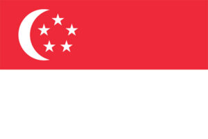 bendera singapura